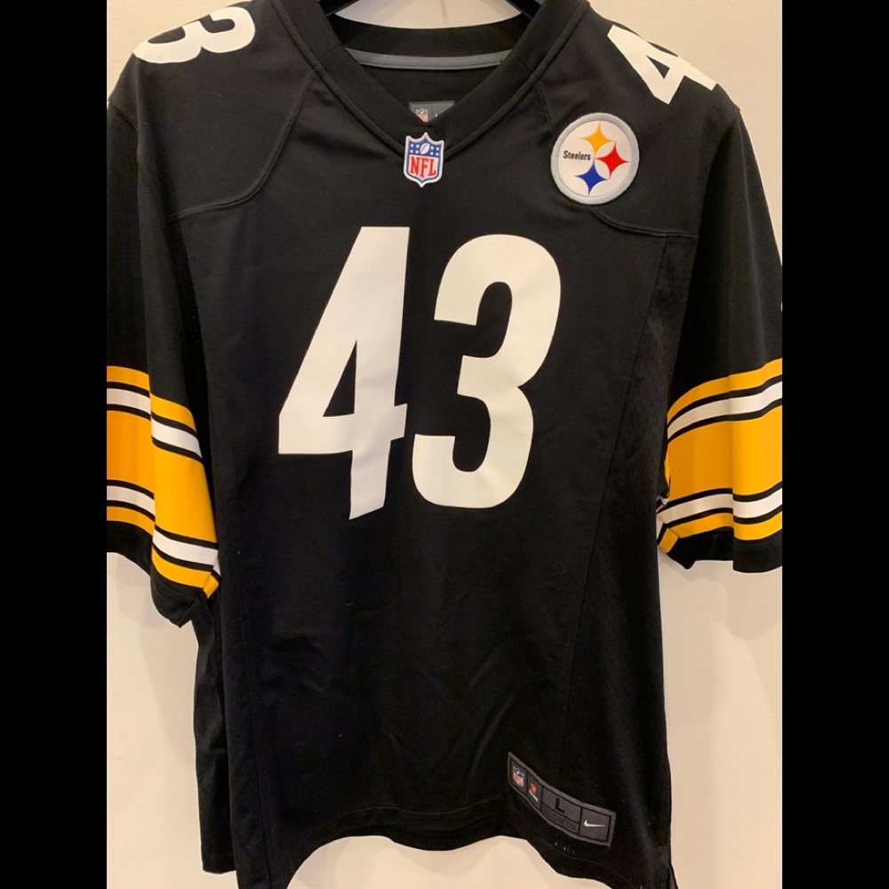 Nike Pittsburg Steelers Troy Polamalu jersey Large